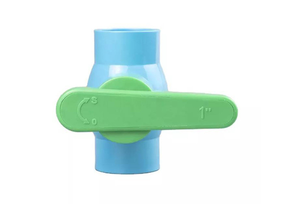 البلاستيك PVC الكرة صمام ABS مقبض المقبس للتحكم في المياه