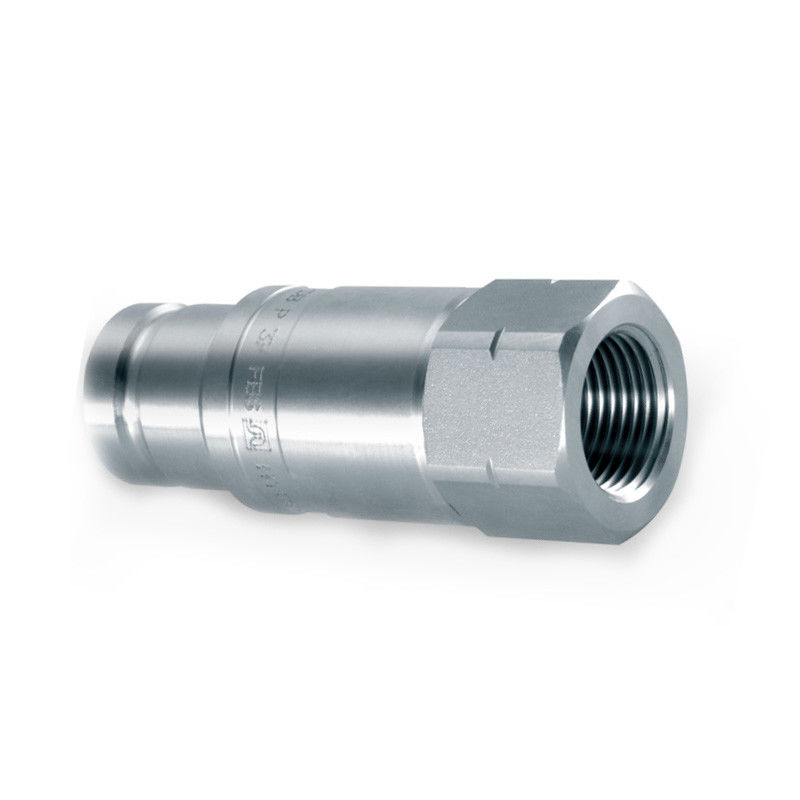 316L الفولاذ المقاوم للصدأ الهيدروليكية الالتفاف السريع سلسلة ISO ISO 16028-Cb-Sp-6fn-Db