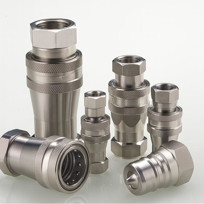 1 بوصة قريبة نوع ISO مقرنة سريعة ، وصلات من الفولاذ المقاوم للصدأ الإصدار السريع